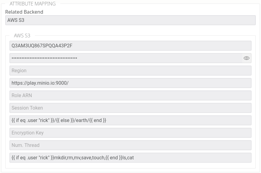 auth middleware to be used as a S3 browser